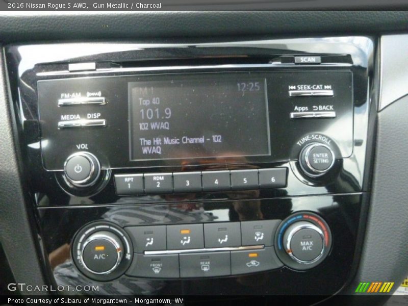 Gun Metallic / Charcoal 2016 Nissan Rogue S AWD