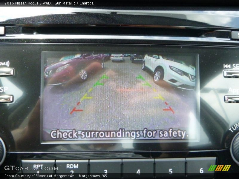 Gun Metallic / Charcoal 2016 Nissan Rogue S AWD