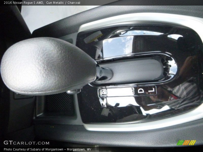 Gun Metallic / Charcoal 2016 Nissan Rogue S AWD