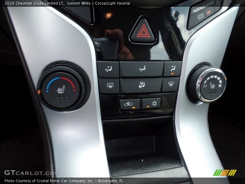 Summit White / Cocoa/Light Neutral 2016 Chevrolet Cruze Limited LT