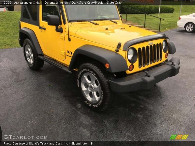Detonator Yellow / Dark Slate Gray/Medium Slate Gray 2009 Jeep Wrangler X 4x4