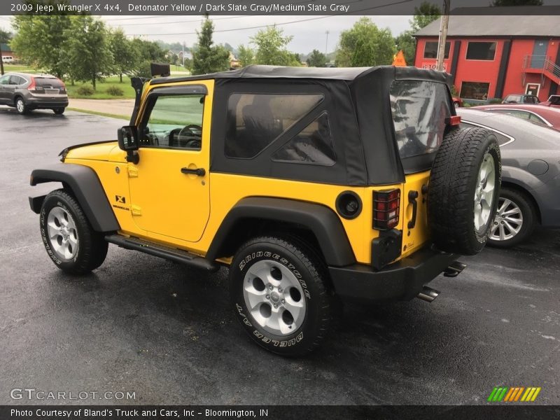Detonator Yellow / Dark Slate Gray/Medium Slate Gray 2009 Jeep Wrangler X 4x4