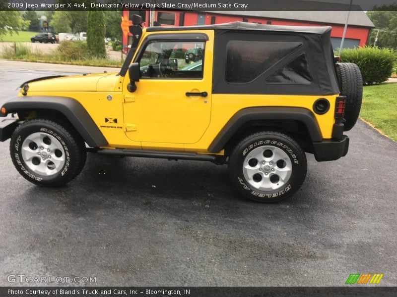 Detonator Yellow / Dark Slate Gray/Medium Slate Gray 2009 Jeep Wrangler X 4x4