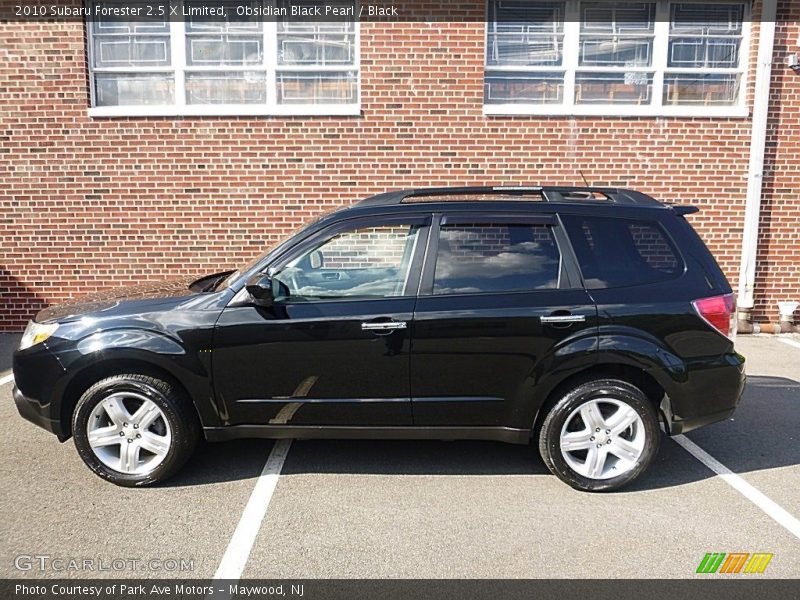 Obsidian Black Pearl / Black 2010 Subaru Forester 2.5 X Limited