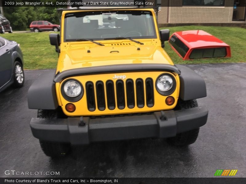 Detonator Yellow / Dark Slate Gray/Medium Slate Gray 2009 Jeep Wrangler X 4x4