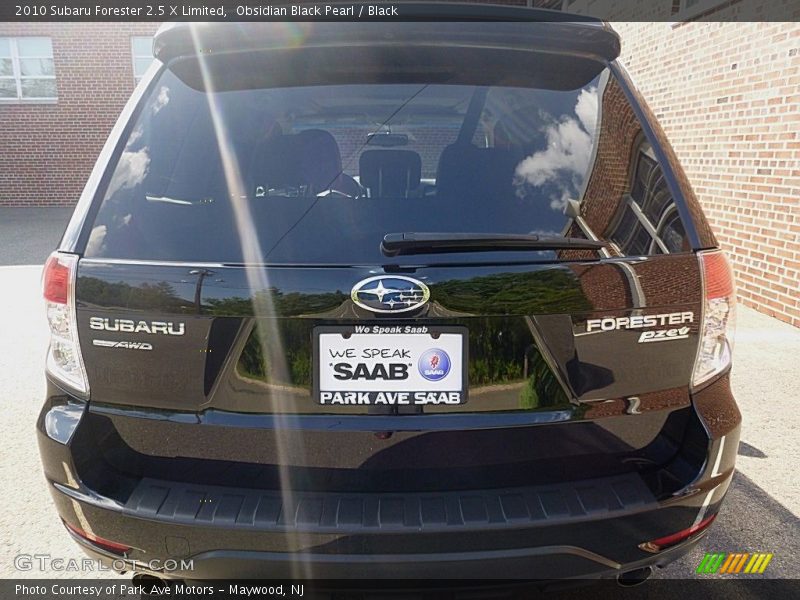 Obsidian Black Pearl / Black 2010 Subaru Forester 2.5 X Limited