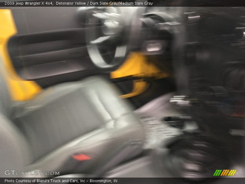 Detonator Yellow / Dark Slate Gray/Medium Slate Gray 2009 Jeep Wrangler X 4x4