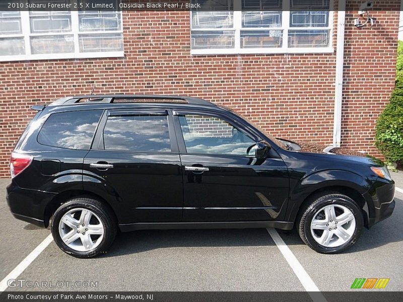 Obsidian Black Pearl / Black 2010 Subaru Forester 2.5 X Limited