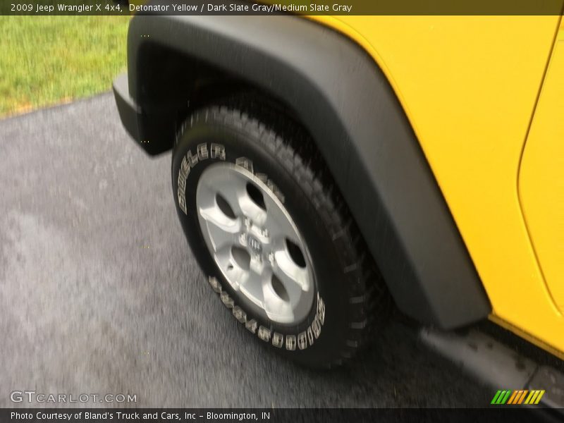 Detonator Yellow / Dark Slate Gray/Medium Slate Gray 2009 Jeep Wrangler X 4x4