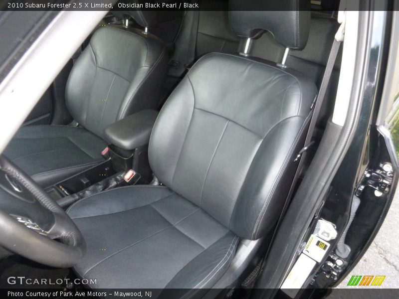 Obsidian Black Pearl / Black 2010 Subaru Forester 2.5 X Limited
