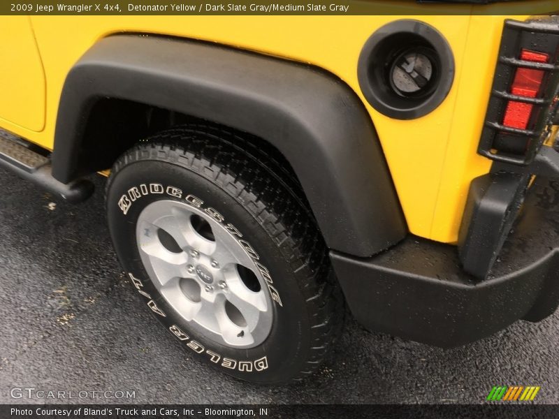 Detonator Yellow / Dark Slate Gray/Medium Slate Gray 2009 Jeep Wrangler X 4x4