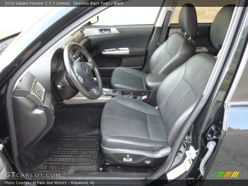 Obsidian Black Pearl / Black 2010 Subaru Forester 2.5 X Limited