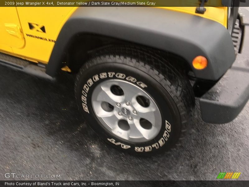 Detonator Yellow / Dark Slate Gray/Medium Slate Gray 2009 Jeep Wrangler X 4x4
