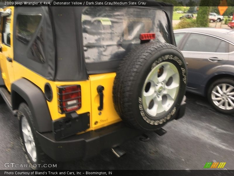 Detonator Yellow / Dark Slate Gray/Medium Slate Gray 2009 Jeep Wrangler X 4x4