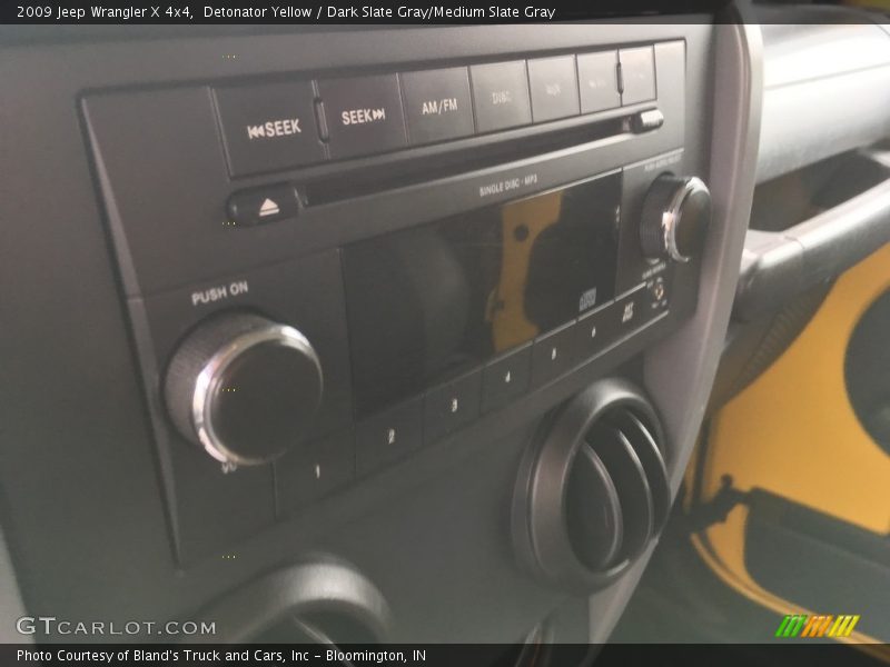 Detonator Yellow / Dark Slate Gray/Medium Slate Gray 2009 Jeep Wrangler X 4x4