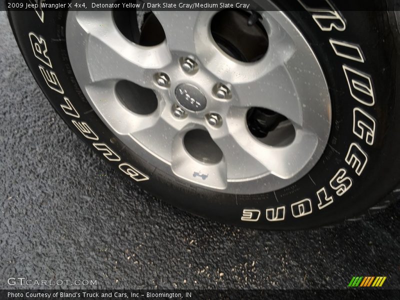 Detonator Yellow / Dark Slate Gray/Medium Slate Gray 2009 Jeep Wrangler X 4x4