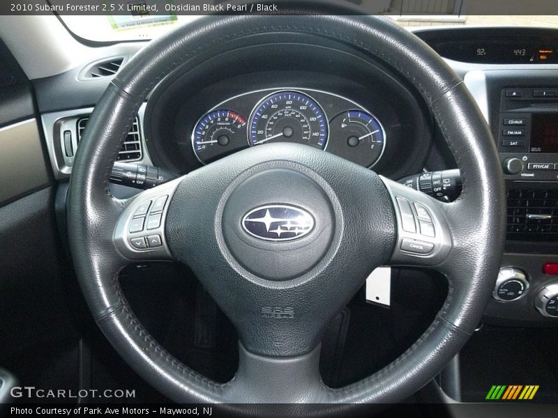 Obsidian Black Pearl / Black 2010 Subaru Forester 2.5 X Limited