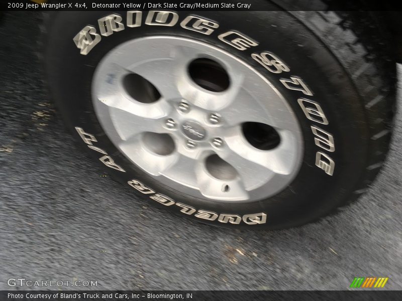 Detonator Yellow / Dark Slate Gray/Medium Slate Gray 2009 Jeep Wrangler X 4x4
