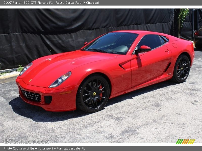Rosso Corsa (Red) / Charcoal 2007 Ferrari 599 GTB Fiorano F1