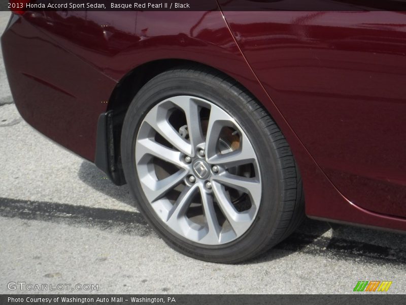 Basque Red Pearl II / Black 2013 Honda Accord Sport Sedan