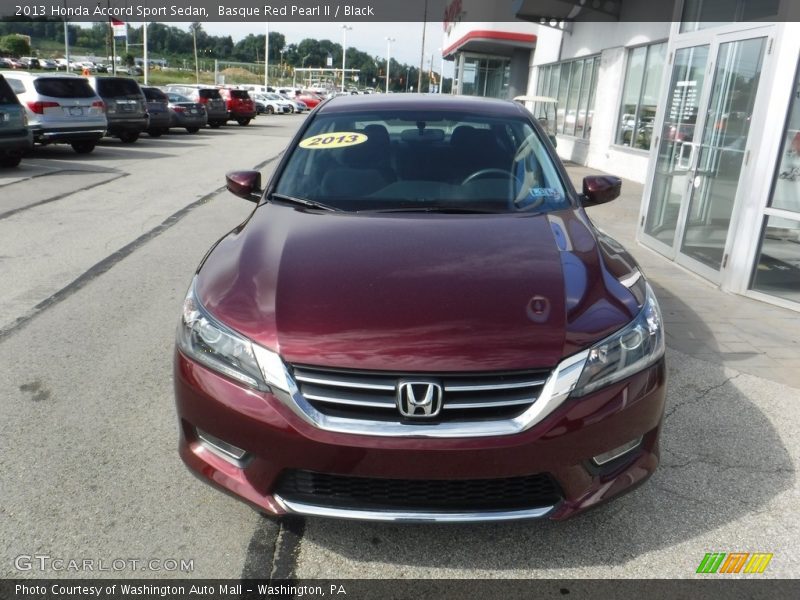 Basque Red Pearl II / Black 2013 Honda Accord Sport Sedan