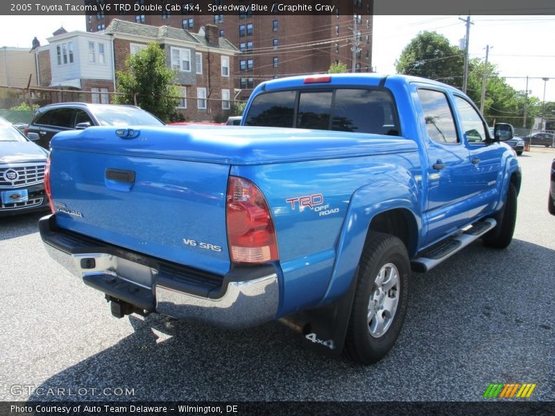 Speedway Blue / Graphite Gray 2005 Toyota Tacoma V6 TRD Double Cab 4x4