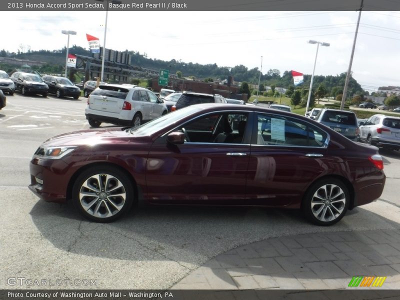 Basque Red Pearl II / Black 2013 Honda Accord Sport Sedan