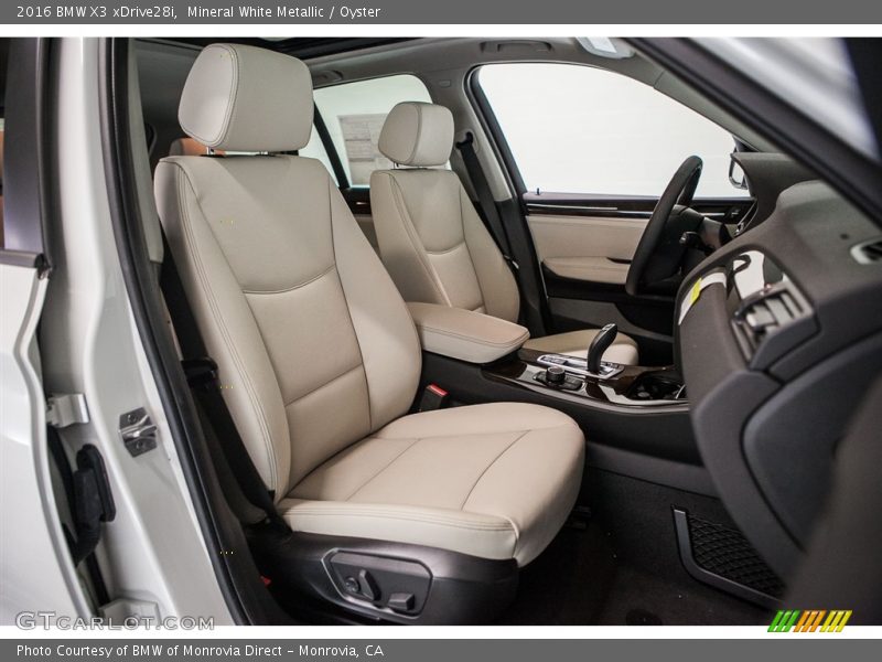 Mineral White Metallic / Oyster 2016 BMW X3 xDrive28i