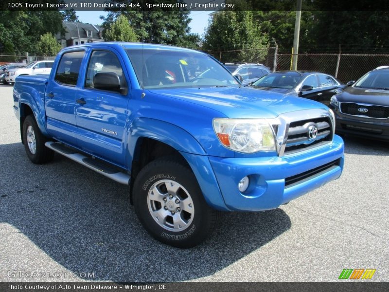 Speedway Blue / Graphite Gray 2005 Toyota Tacoma V6 TRD Double Cab 4x4