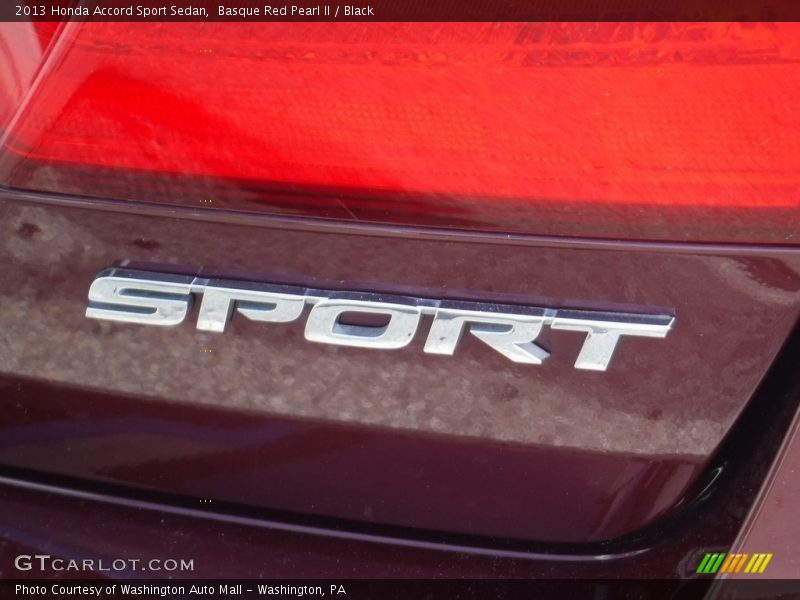 Basque Red Pearl II / Black 2013 Honda Accord Sport Sedan