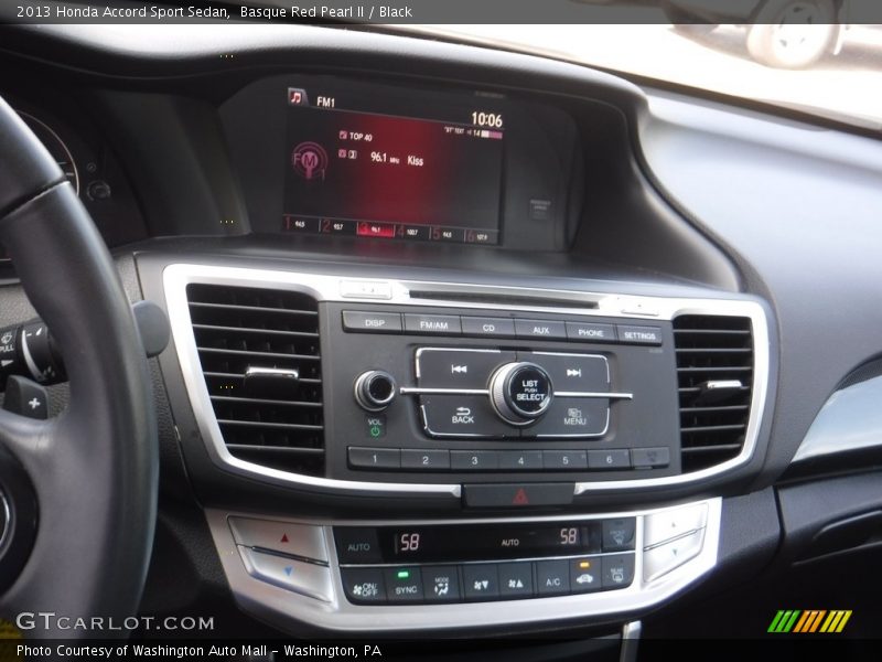 Basque Red Pearl II / Black 2013 Honda Accord Sport Sedan