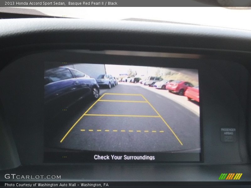Basque Red Pearl II / Black 2013 Honda Accord Sport Sedan