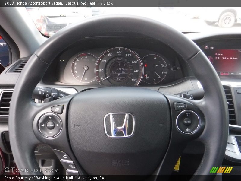 Basque Red Pearl II / Black 2013 Honda Accord Sport Sedan