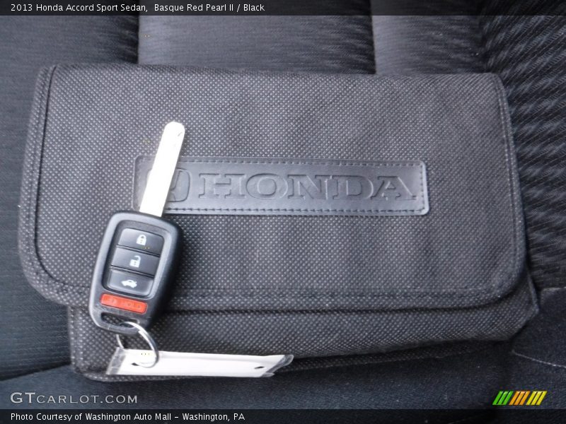 Basque Red Pearl II / Black 2013 Honda Accord Sport Sedan