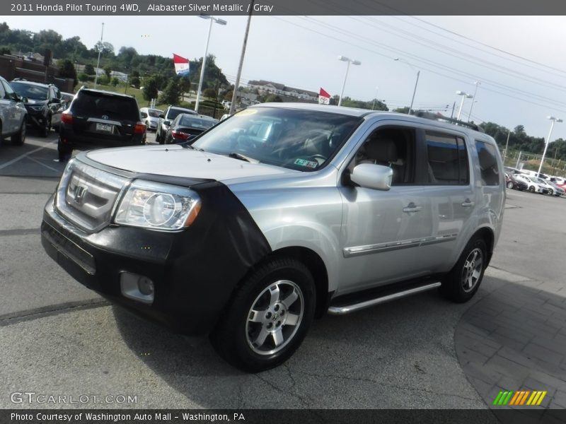 Alabaster Silver Metallic / Gray 2011 Honda Pilot Touring 4WD
