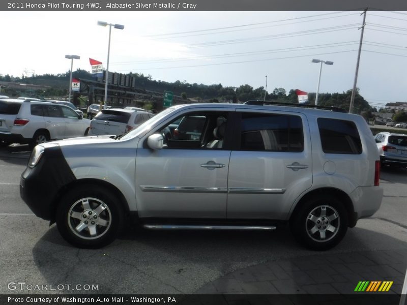 Alabaster Silver Metallic / Gray 2011 Honda Pilot Touring 4WD