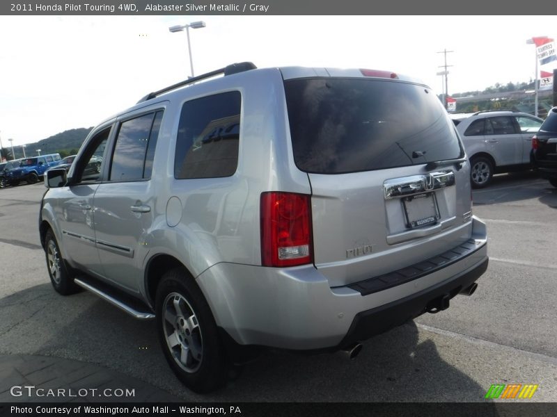 Alabaster Silver Metallic / Gray 2011 Honda Pilot Touring 4WD