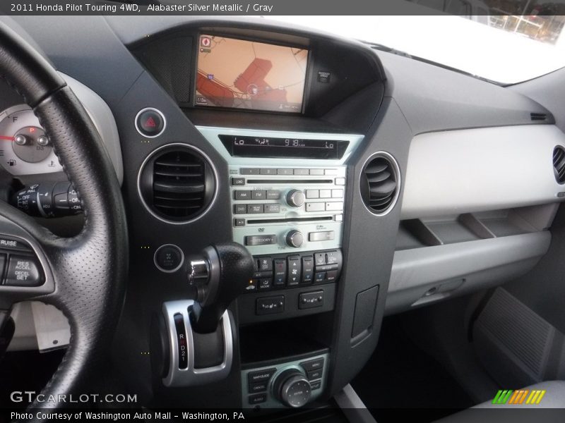 Alabaster Silver Metallic / Gray 2011 Honda Pilot Touring 4WD