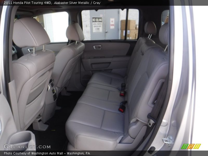 Alabaster Silver Metallic / Gray 2011 Honda Pilot Touring 4WD