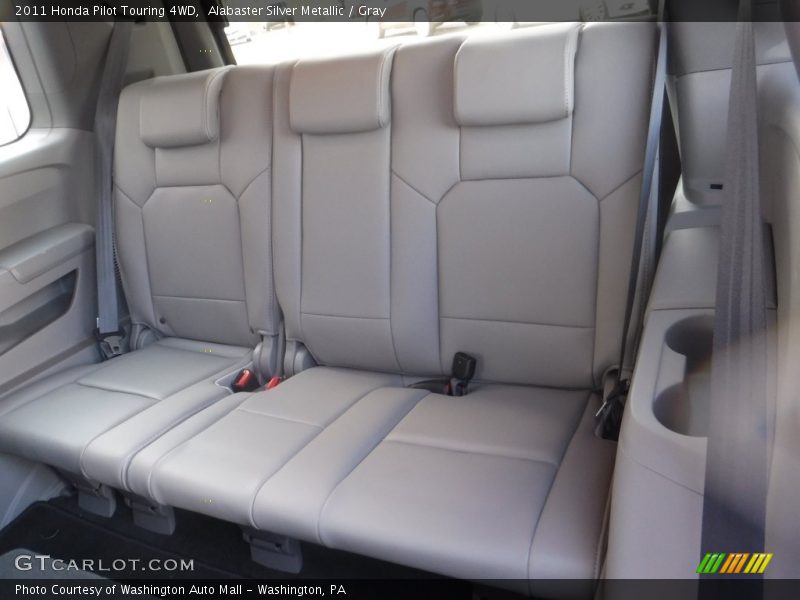 Alabaster Silver Metallic / Gray 2011 Honda Pilot Touring 4WD