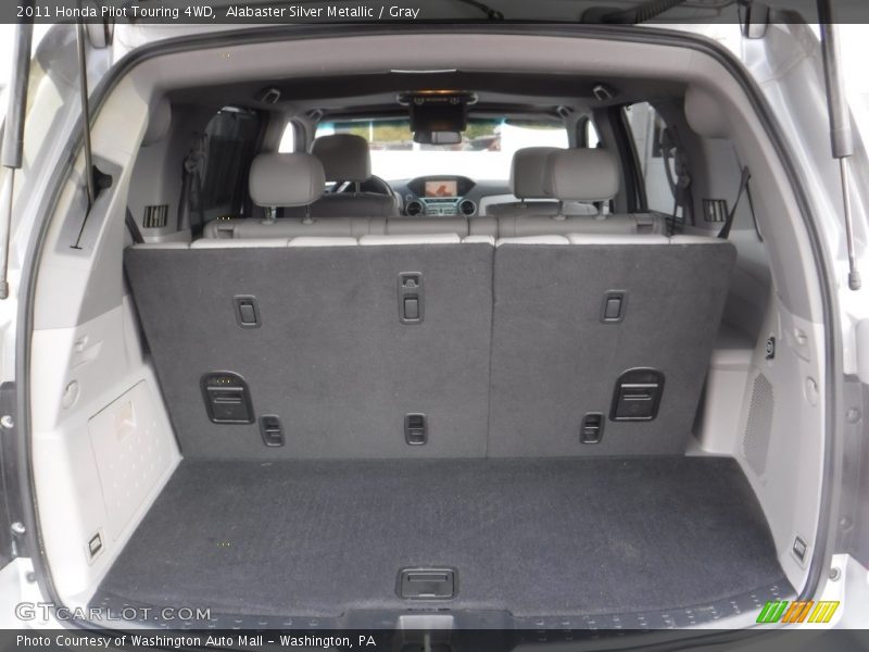 Alabaster Silver Metallic / Gray 2011 Honda Pilot Touring 4WD