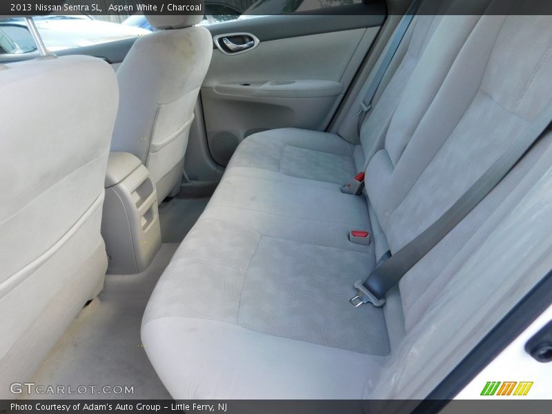 Aspen White / Charcoal 2013 Nissan Sentra SL