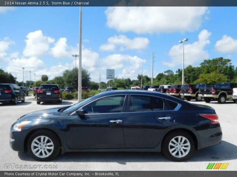 Storm Blue / Charcoal 2014 Nissan Altima 2.5 S