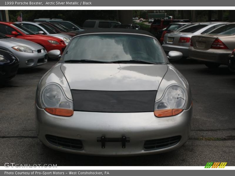 Arctic Silver Metallic / Black 1999 Porsche Boxster