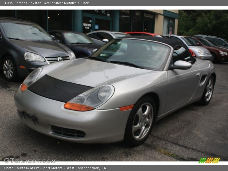 Arctic Silver Metallic / Black 1999 Porsche Boxster
