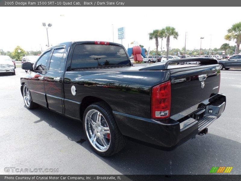 Black / Dark Slate Gray 2005 Dodge Ram 1500 SRT-10 Quad Cab