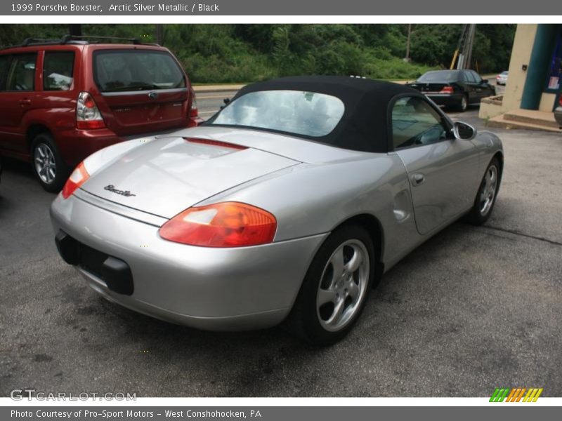 Arctic Silver Metallic / Black 1999 Porsche Boxster