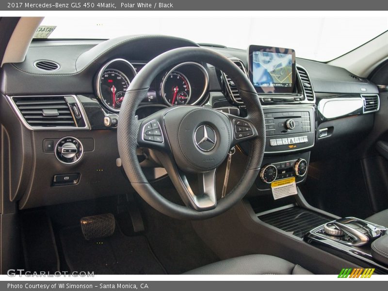 Polar White / Black 2017 Mercedes-Benz GLS 450 4Matic