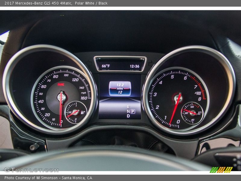 Polar White / Black 2017 Mercedes-Benz GLS 450 4Matic