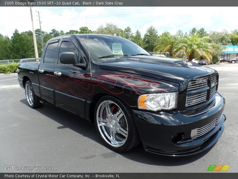 Black / Dark Slate Gray 2005 Dodge Ram 1500 SRT-10 Quad Cab